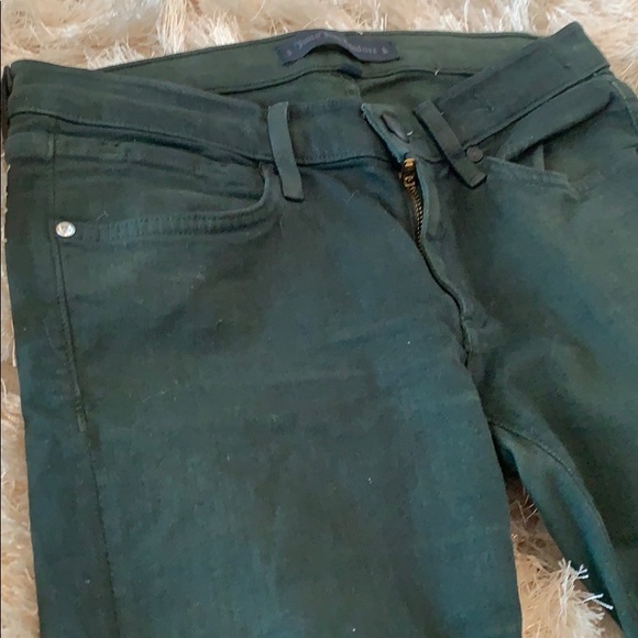 hunter green skinny jeans